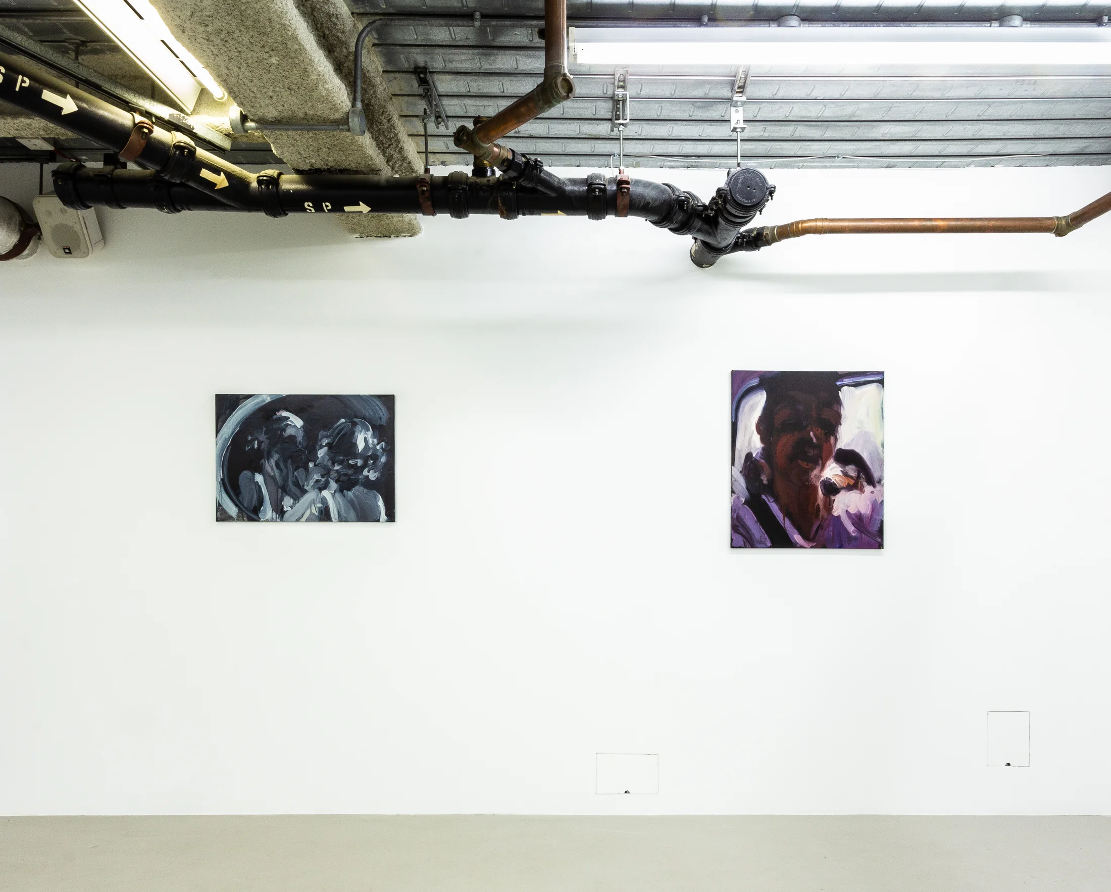 Installation photographs of Laura Lancaster's exhibition 'Shadows and Mirrors' at Workplace | London - 61 Conduit Street 