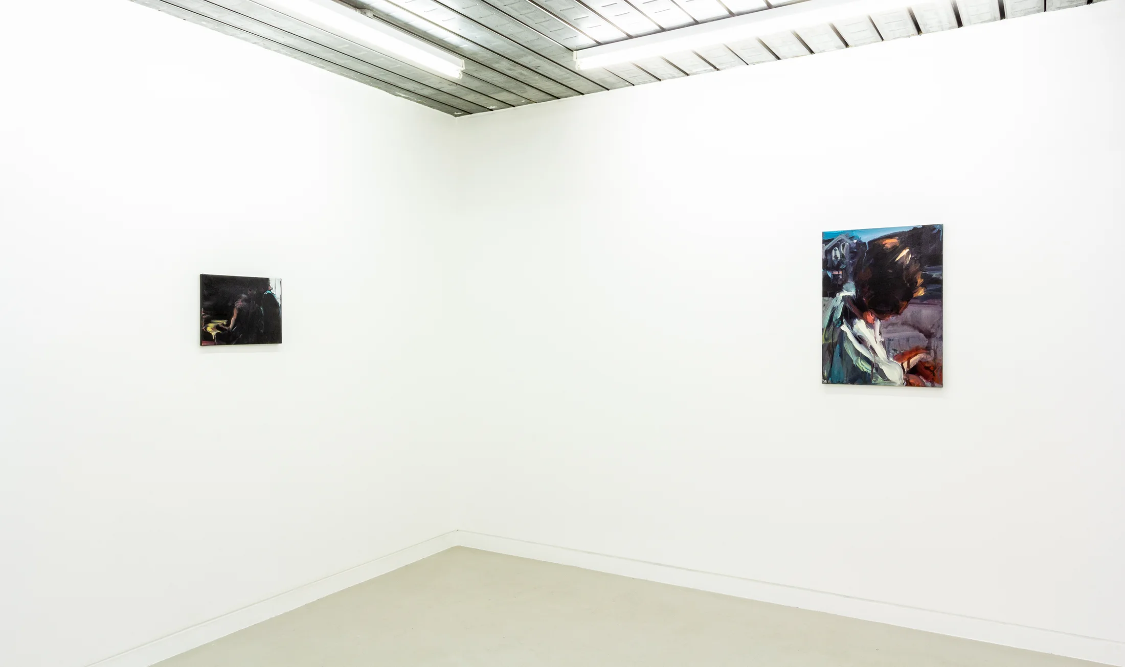 Installation photographs of Laura Lancaster's exhibition 'Shadows and Mirrors' at Workplace | London - 61 Conduit Street 