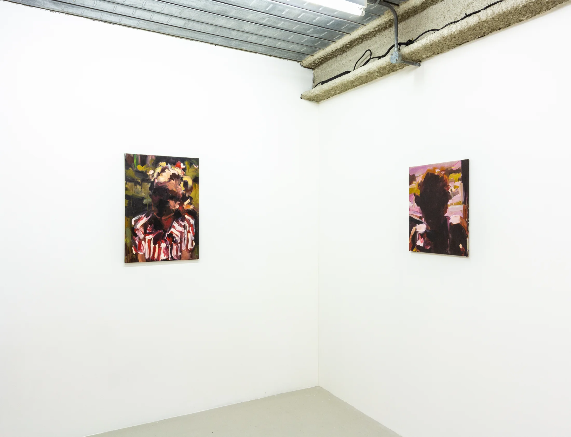 Installation photographs of Laura Lancaster's exhibition 'Shadows and Mirrors' at Workplace | London - 61 Conduit Street 