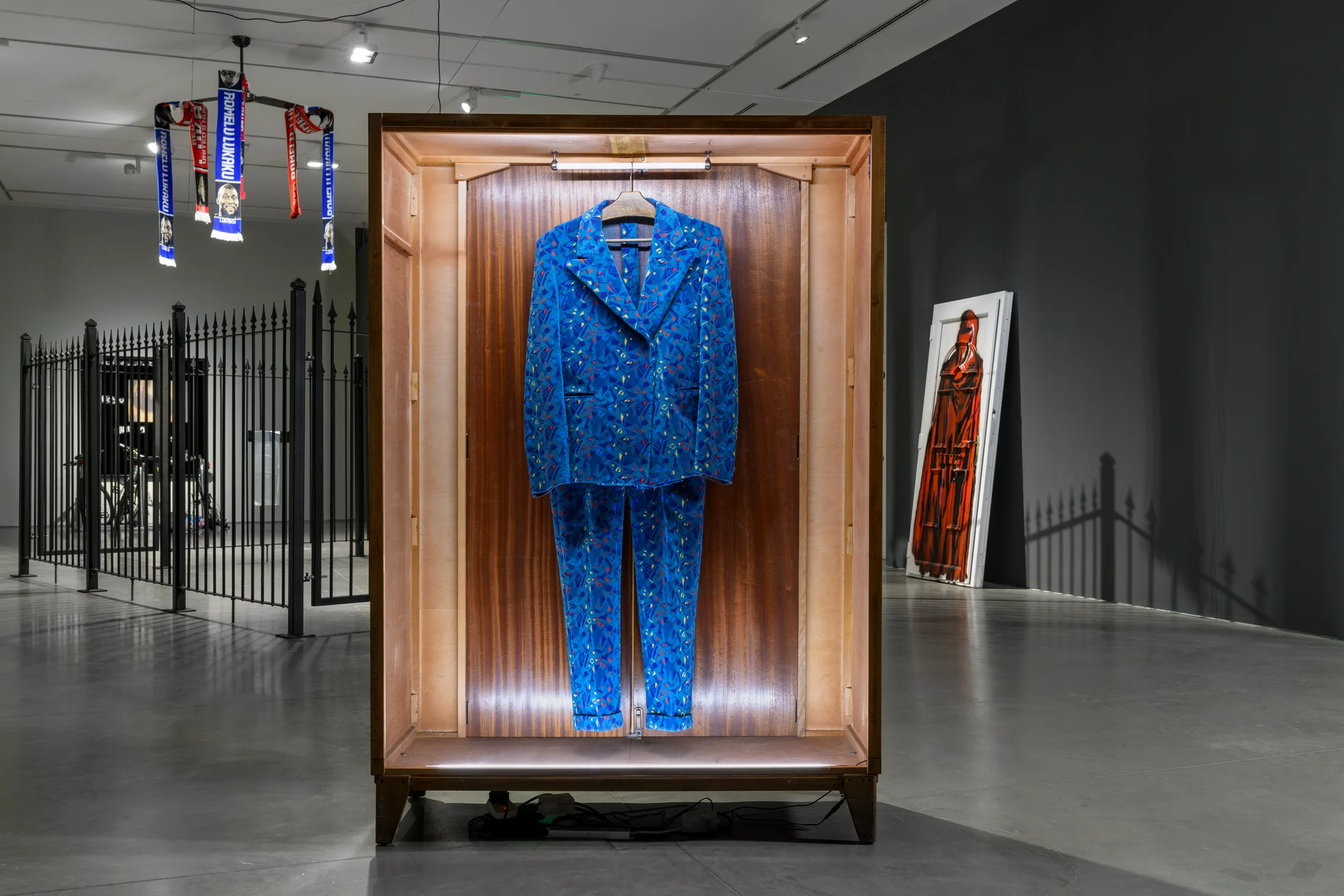 Installation view of Simeon Barlclay's exhibition Farewell Sweet Innocence at John Hansard Gallery Southampton 