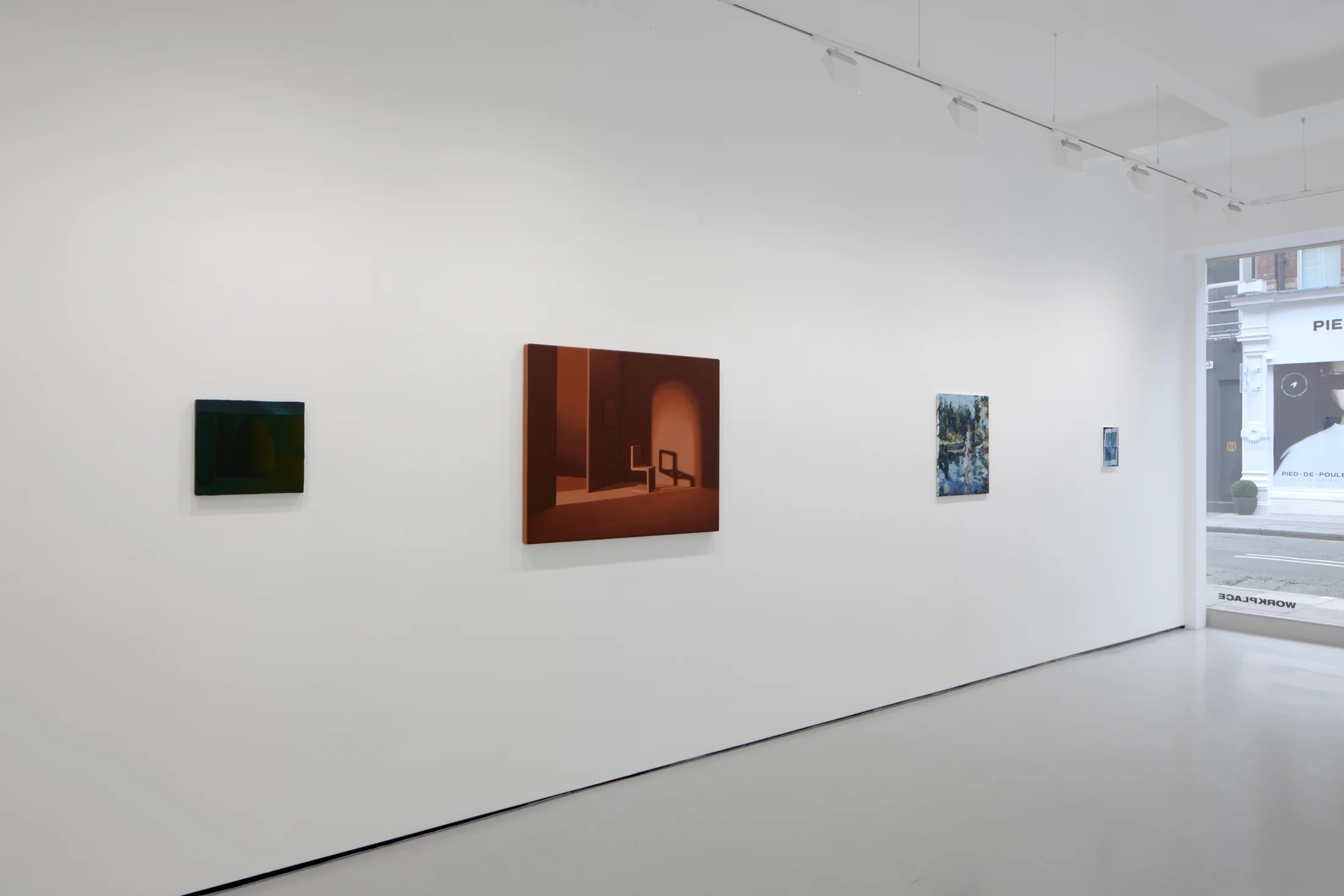 installation shots of The Blue Hour at Workplace | London