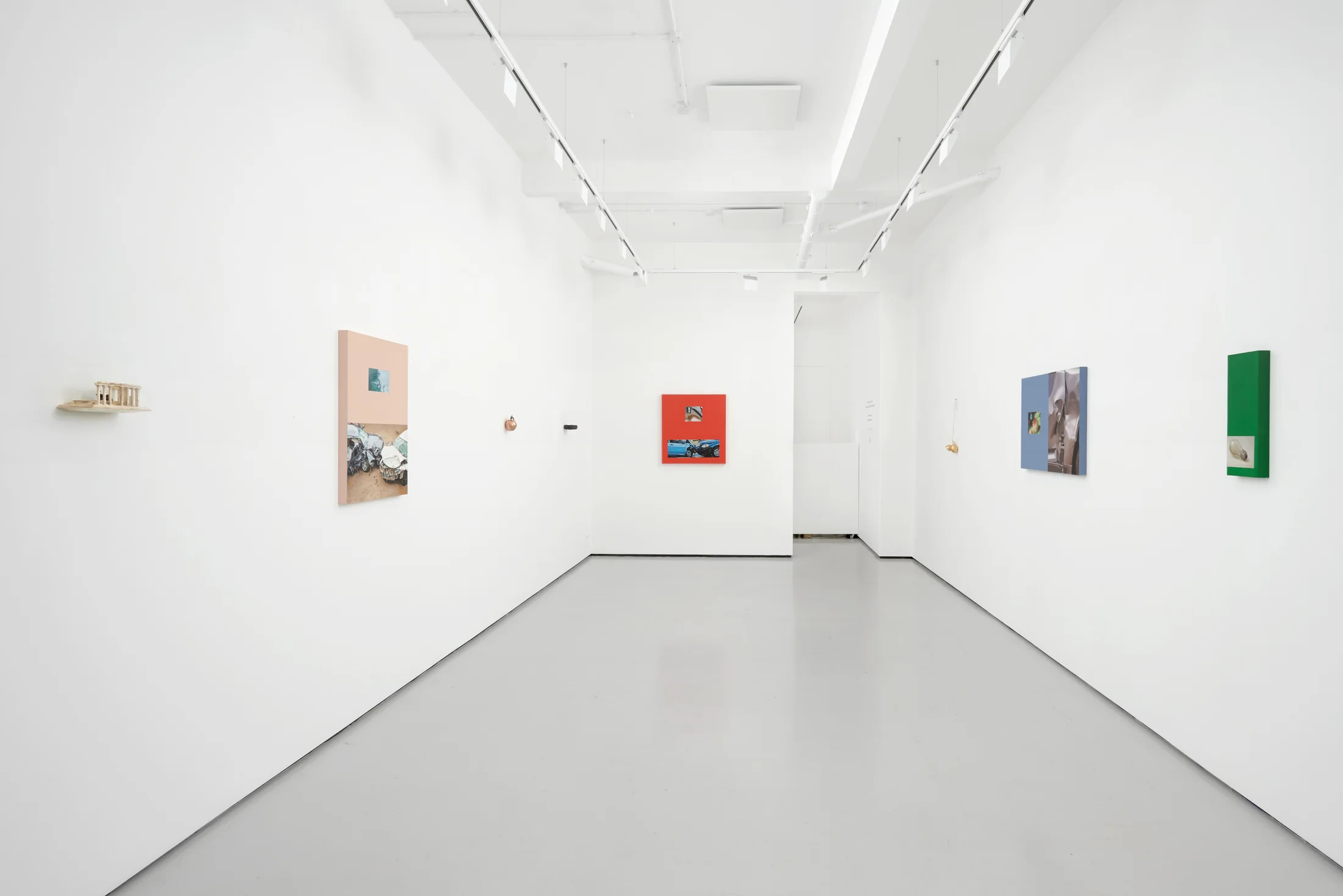 installation shots of 'The Future Leaks Out' at Workplace | London