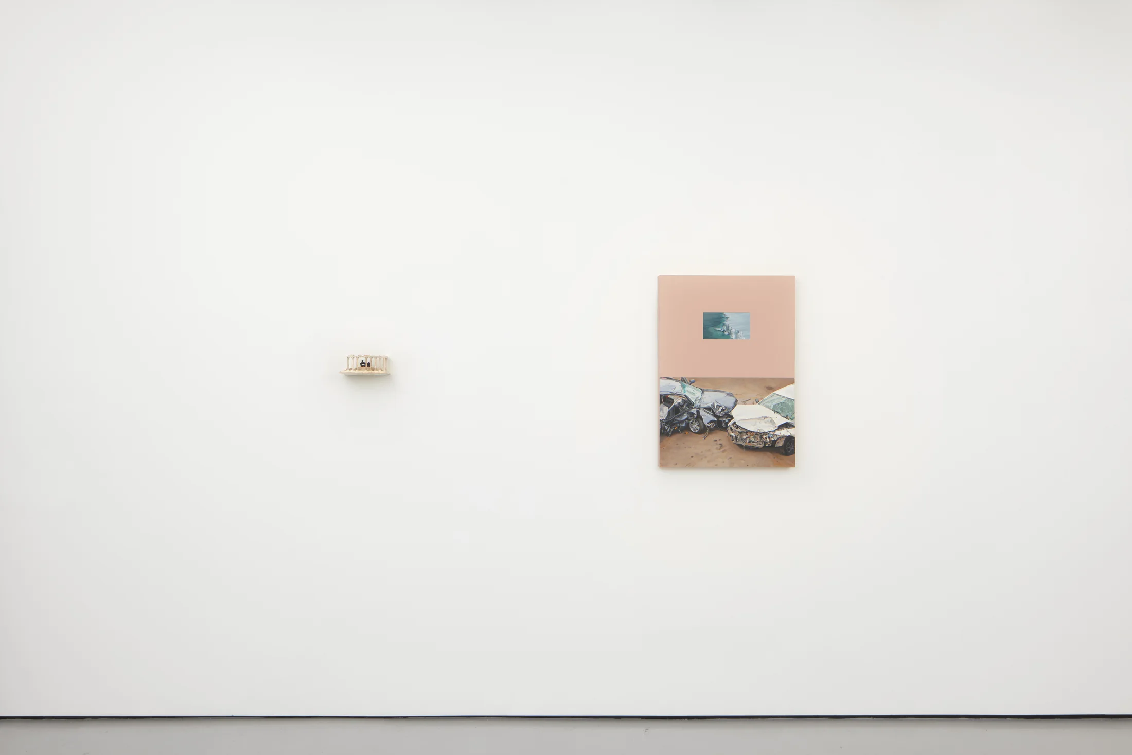 installation shots of 'The Future Leaks Out' at Workplace | London