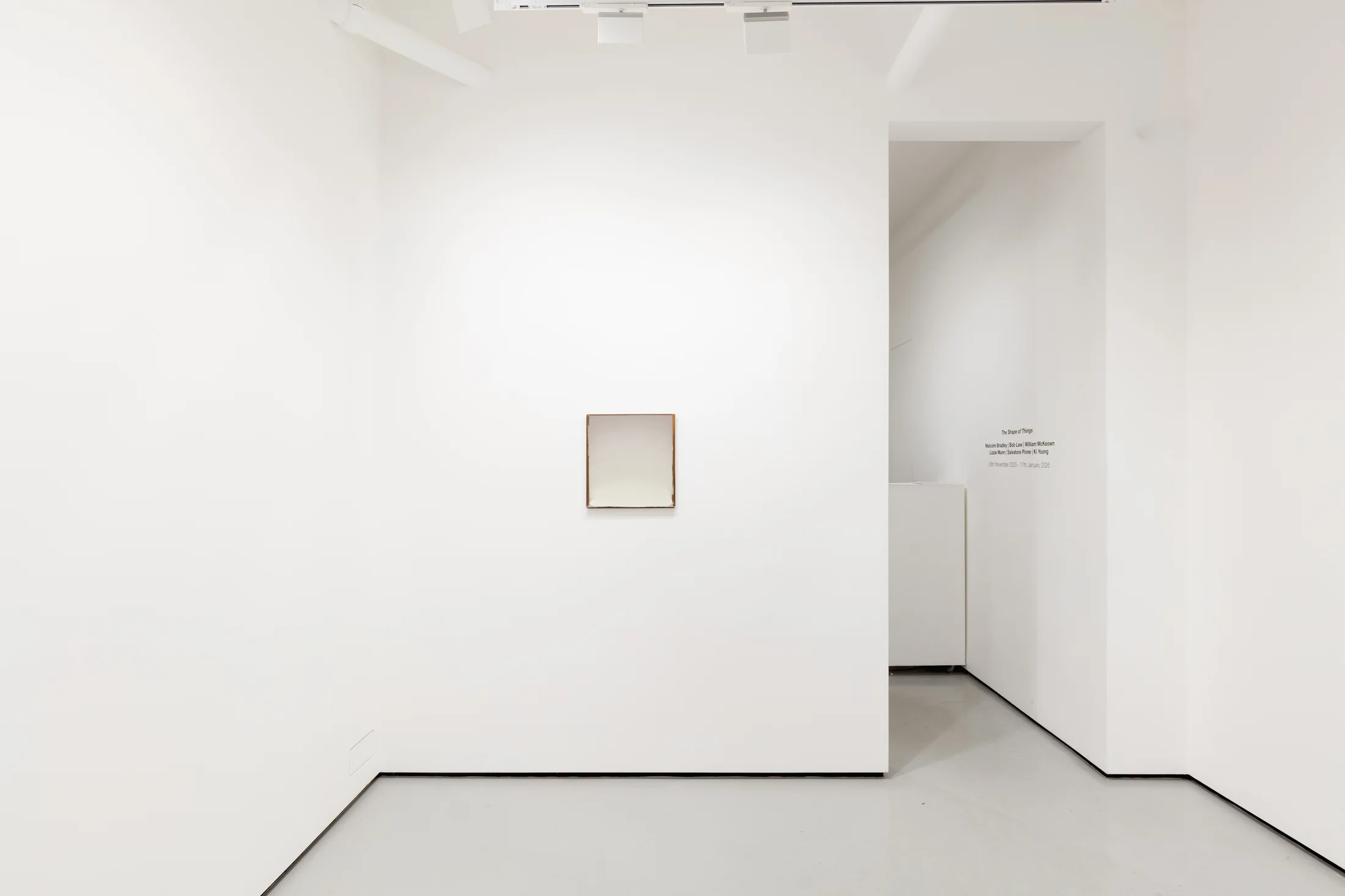 Installation views of The Shape of Things - a group exhibition at Workplace | London