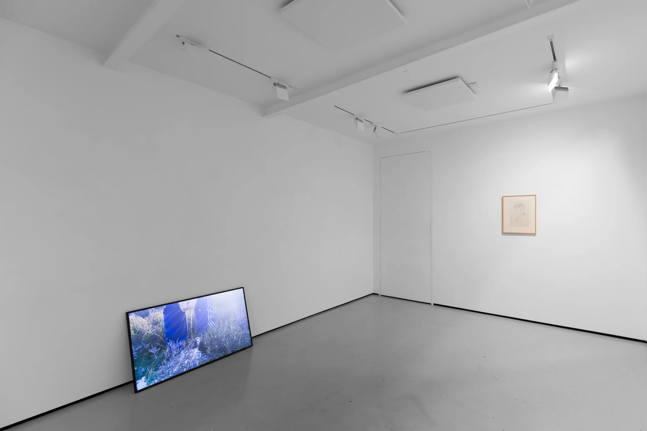 Installation views of The Still Point a group exhibition at Workplace London