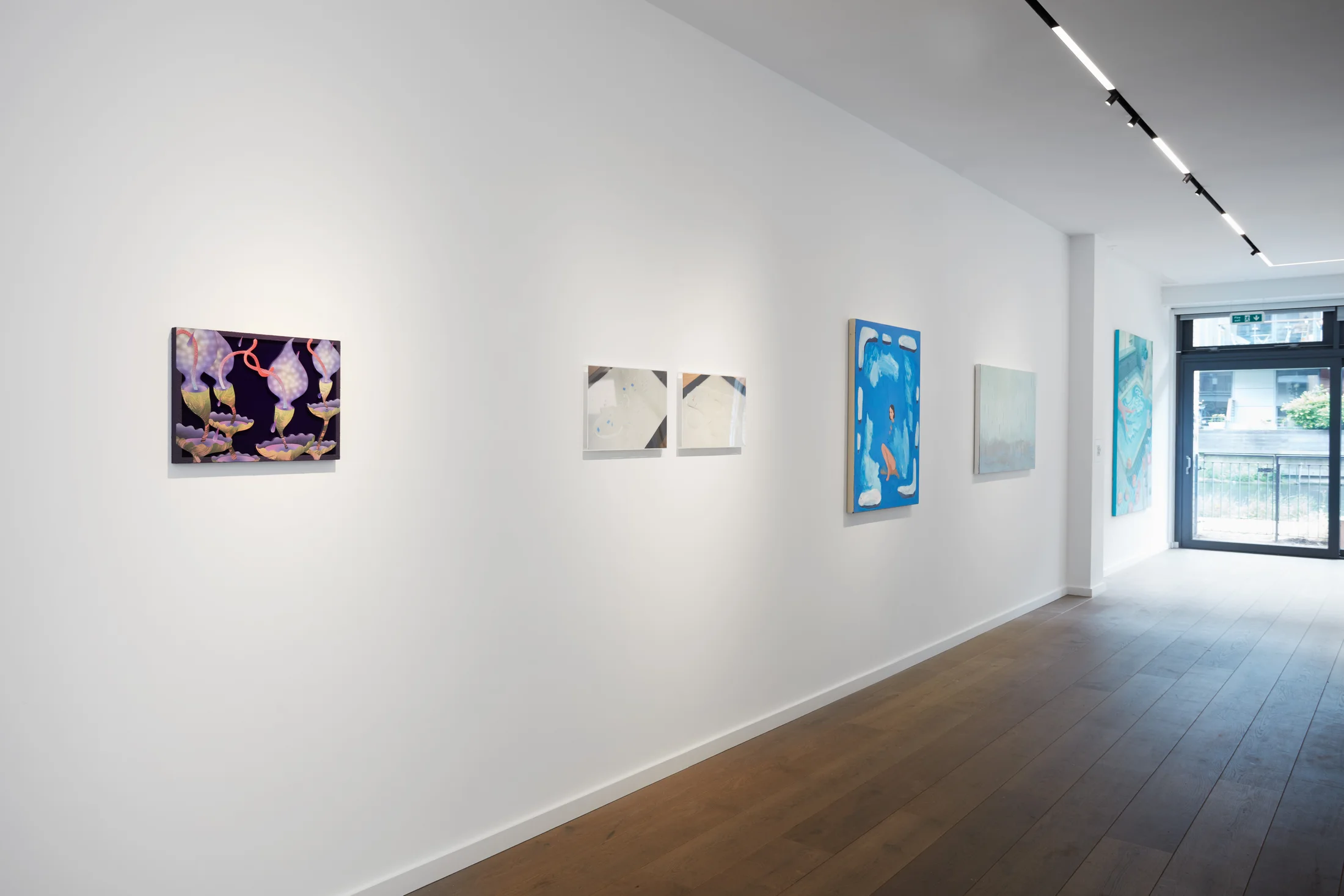 Installation photographs of 'This is Water' a group exhibition at Workplace | London
