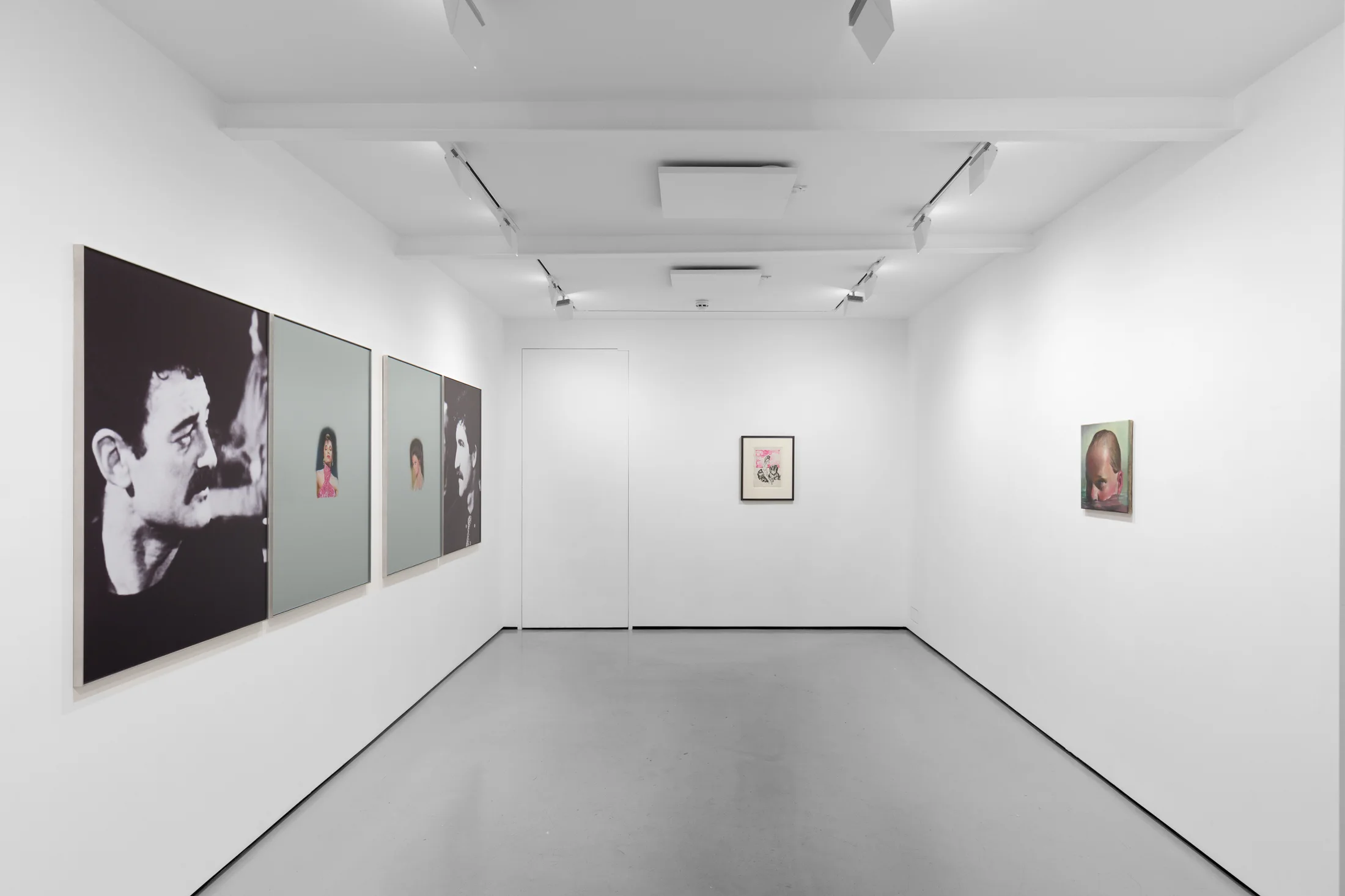 Installation view of Though floating on water at Workplace