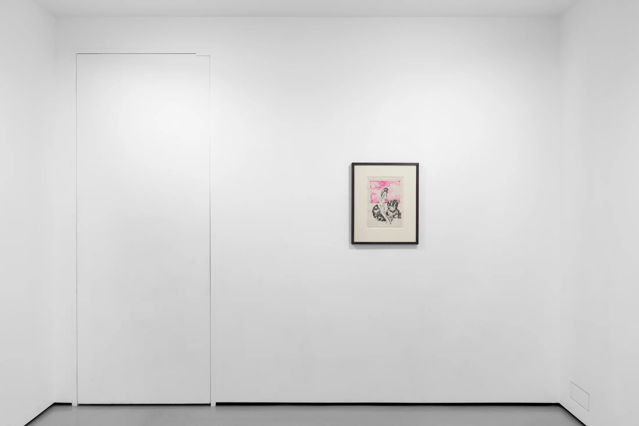 Installation view of Though floating on water at Workplace