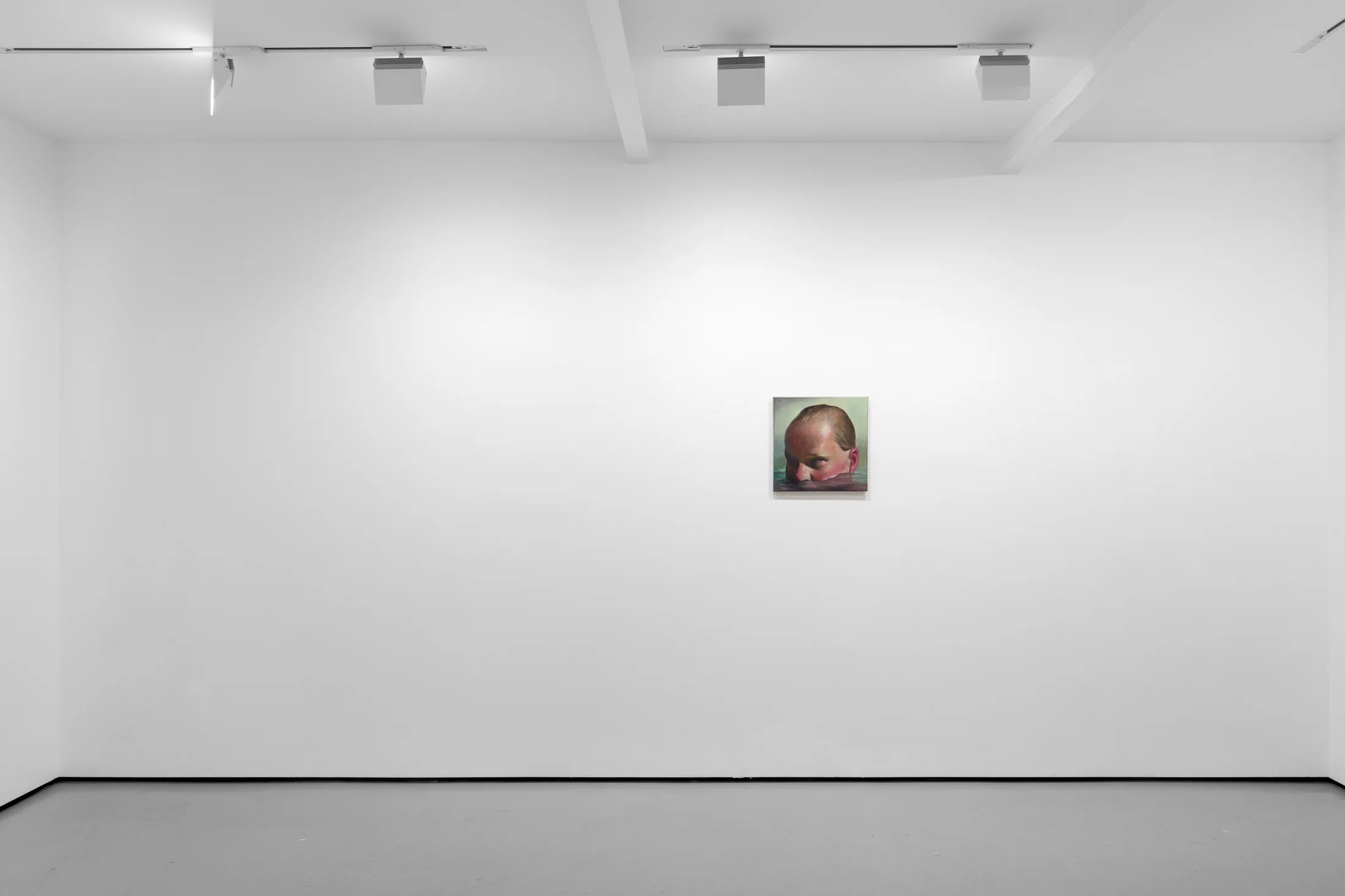 Installation view of Though floating on water at Workplace