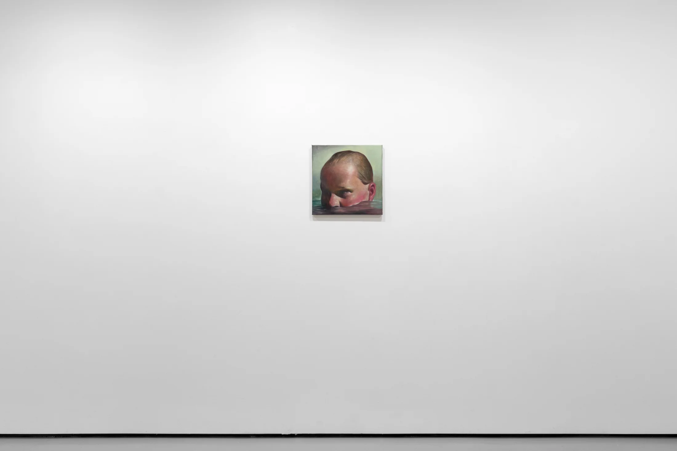 Installation view of Though floating on water at Workplace