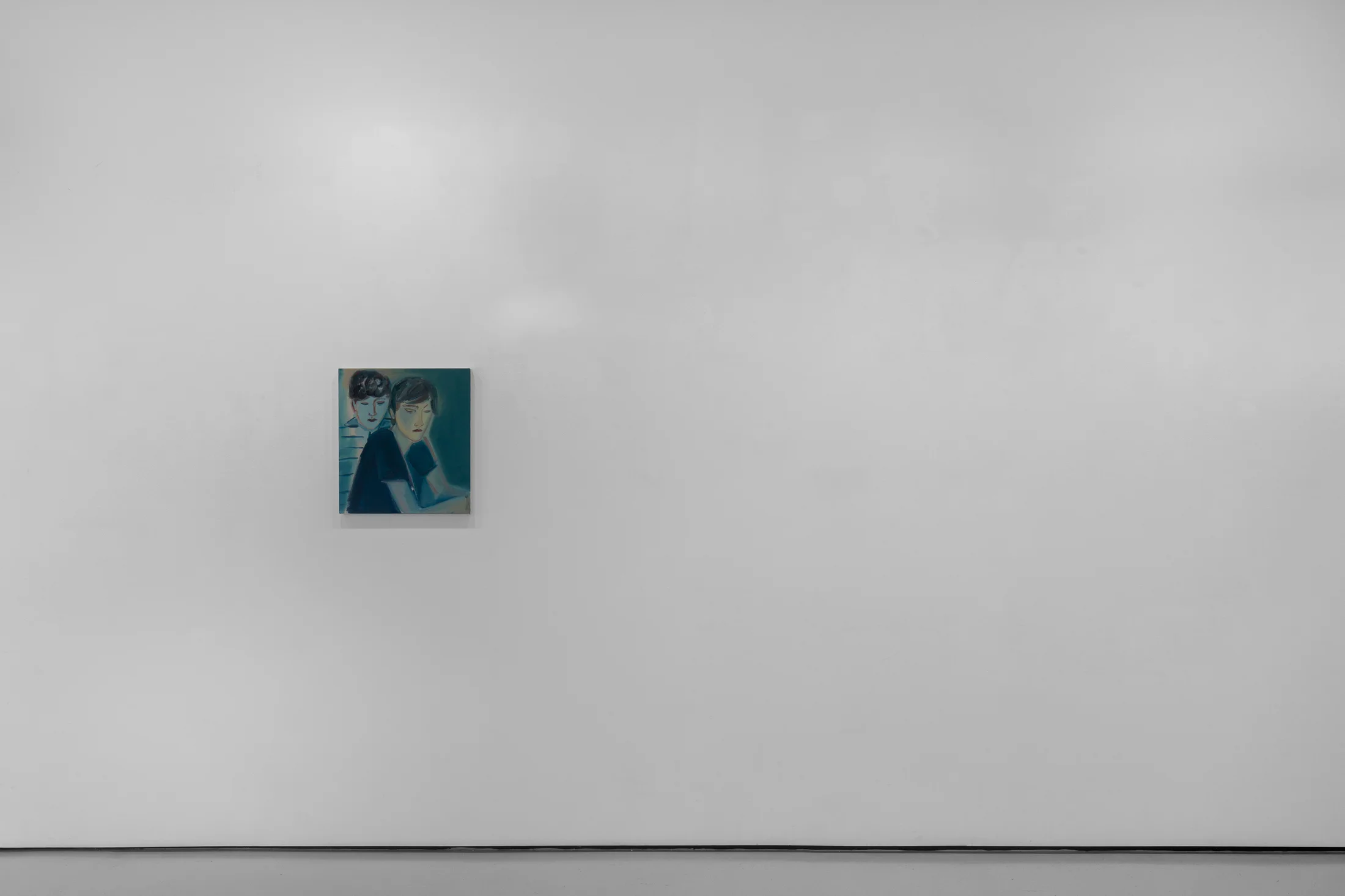 Installation views of Eve Ackroyd's exhibition 'Upon A Tide' at Workplace London