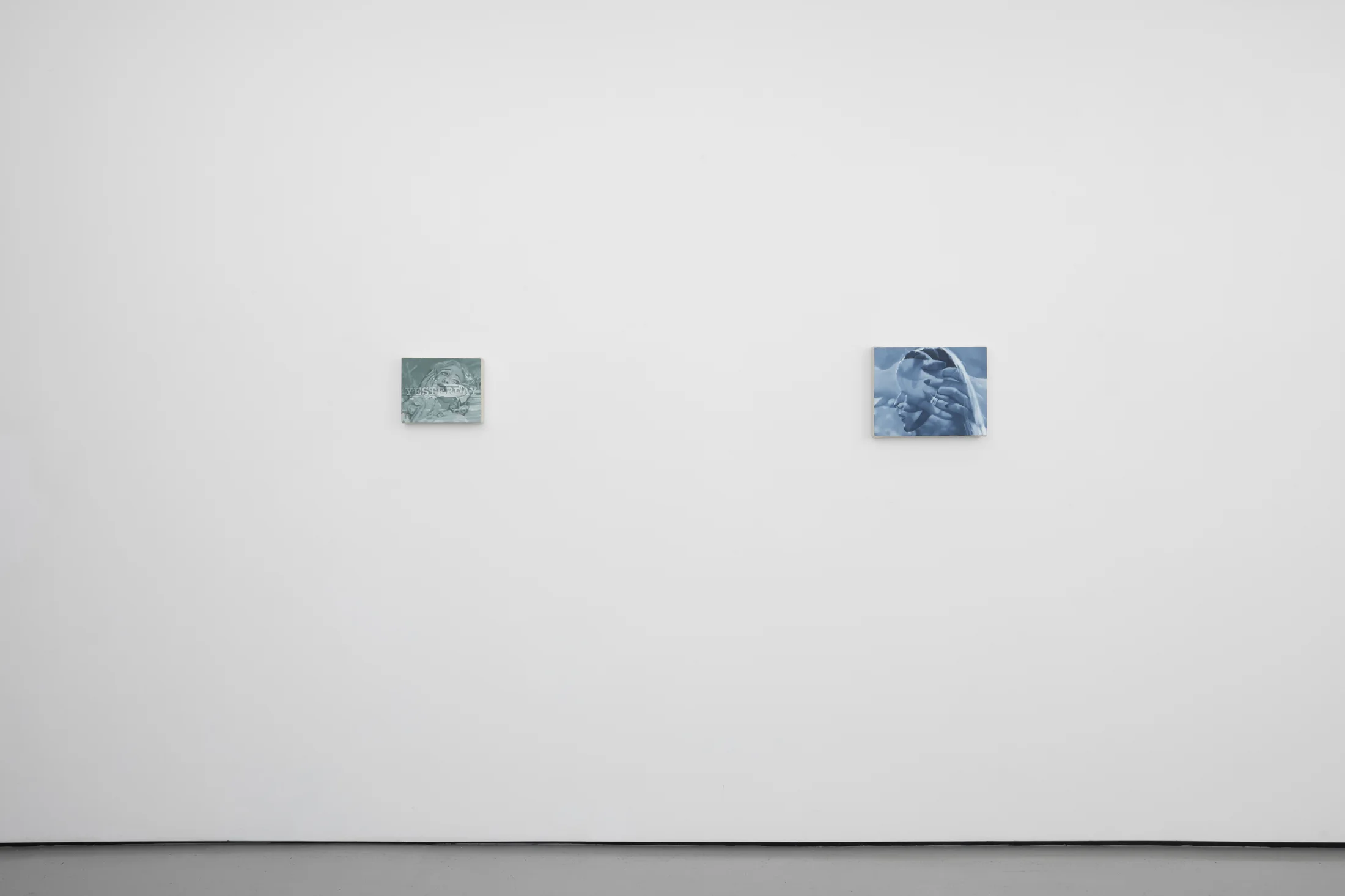 installation views of Julia Maiuri's exhibition at Workplace in London