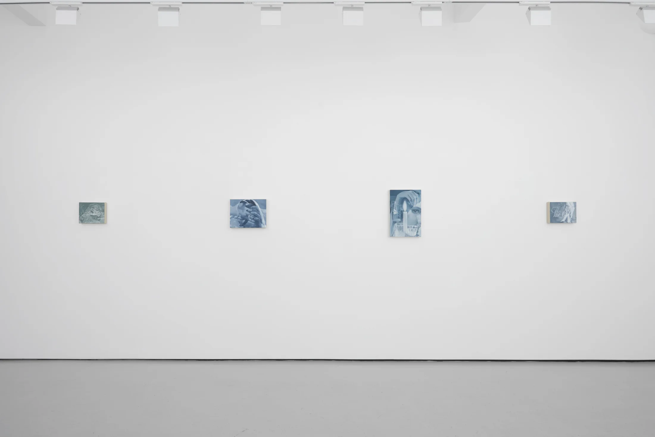 installation views of Julia Maiuri's exhibition at Workplace in London