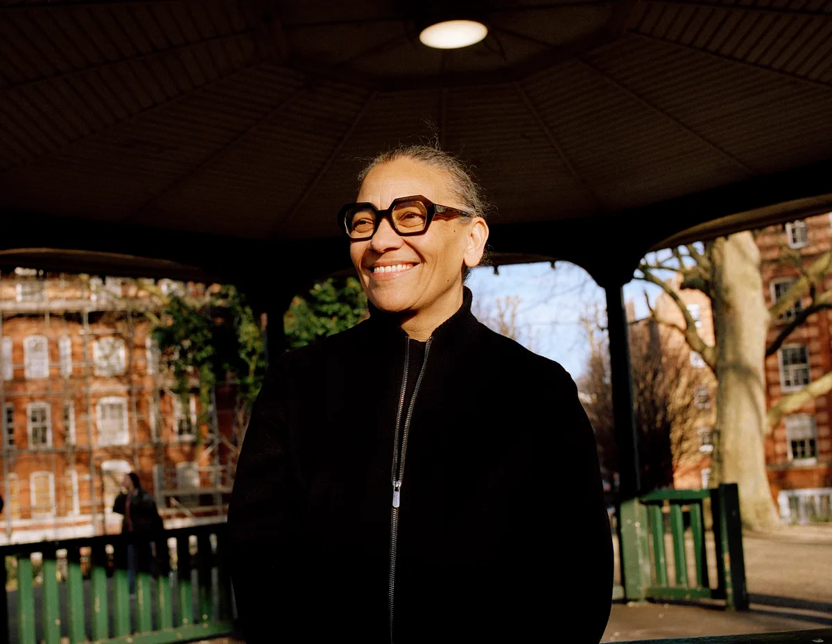 A portrait of Lubaina Himid