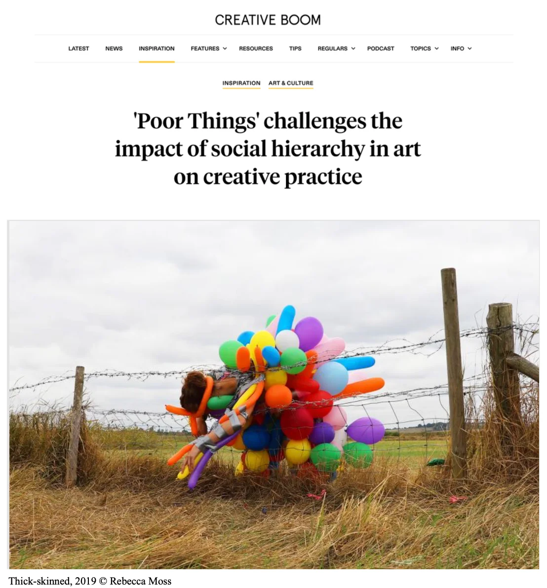 Creative Boom ‘‘Poor Things’ challenges the impact of social hierarchy in art on creative practice’  24 January 2023 Olivia Atkins