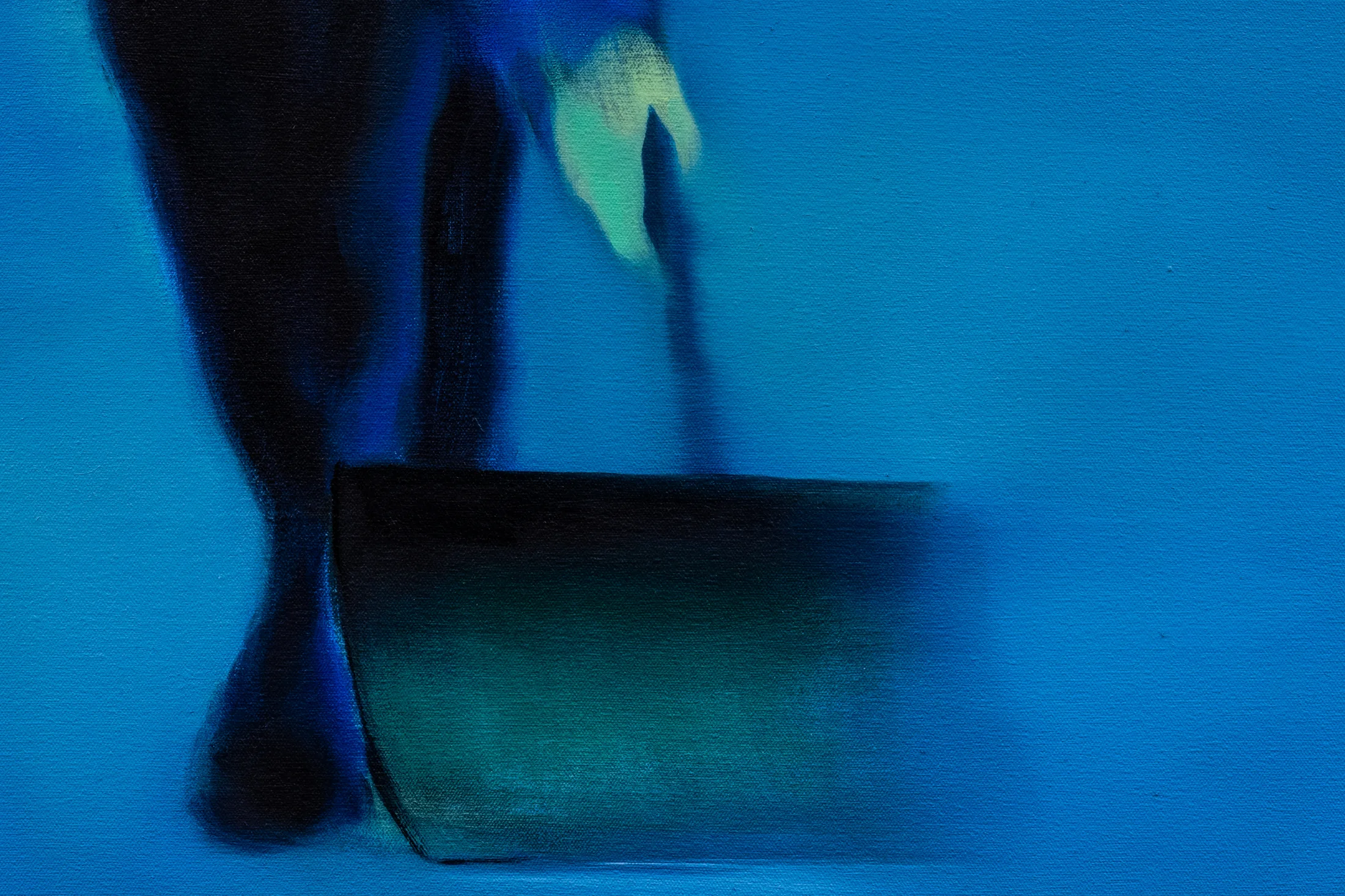 detail of A New Path - a painting by Cathleen Clarke